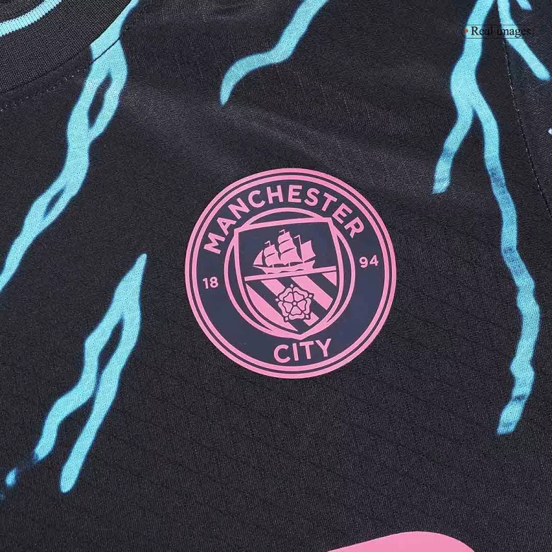 Men's Authentic HAALAND #9 Manchester City Third Away Soccer Jersey Shirt 2023/24 - Player Version - Pro Jersey Shop