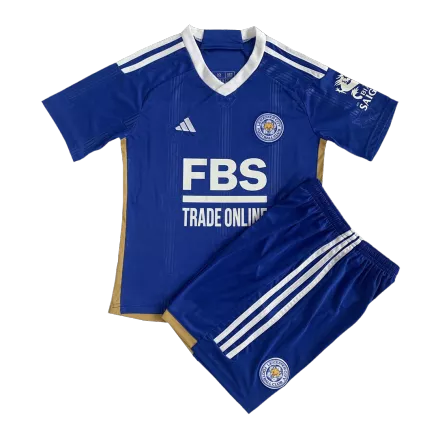 Kids Leicester City Home Soccer Jersey Kit (Jersey+Shorts) 2023/24 - Pro Jersey Shop