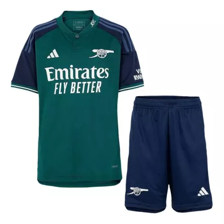 Kids Arsenal Third Away Soccer Jersey Kit (Jersey+Shorts) 2023/24 - Pro Jersey Shop