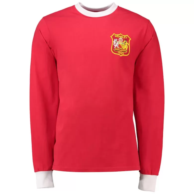 Men's Retro 1963 Manchester United Long Sleeves Soccer Jersey Shirt - Fan Version - Pro Jersey Shop