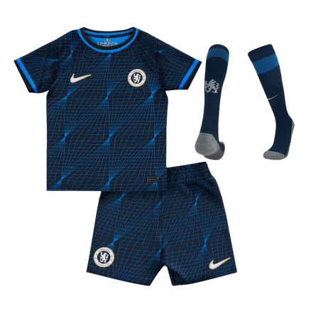 Kids Chelsea Away Soccer Jersey Whole Kit (Jersey+Shorts+Socks) 2023/24 - Pro Jersey Shop