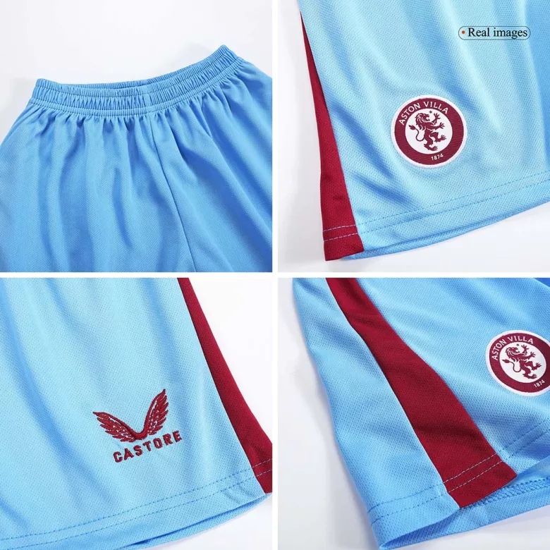Kids Aston Villa Away Soccer Jersey Kit (Jersey+Shorts) 2023/24 - Pro Jersey Shop