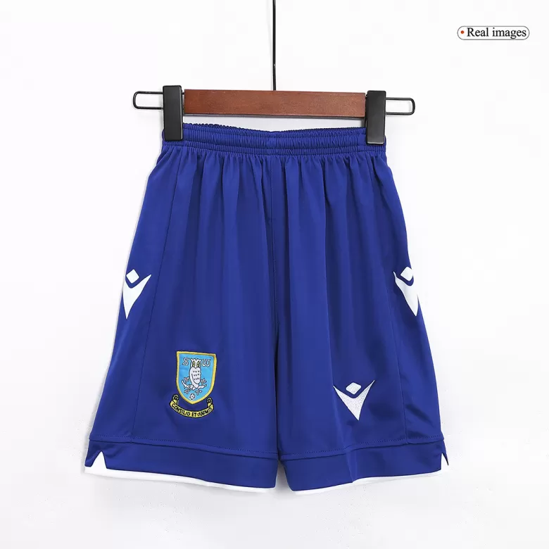 Kids Sheffield Wednesday Home Soccer Jersey Kit (Jersey+Shorts) 2023/24 - Pro Jersey Shop