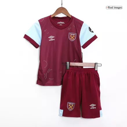 Kids West Ham United Home Soccer Jersey Kit (Jersey+Shorts) 2023/24 - Pro Jersey Shop