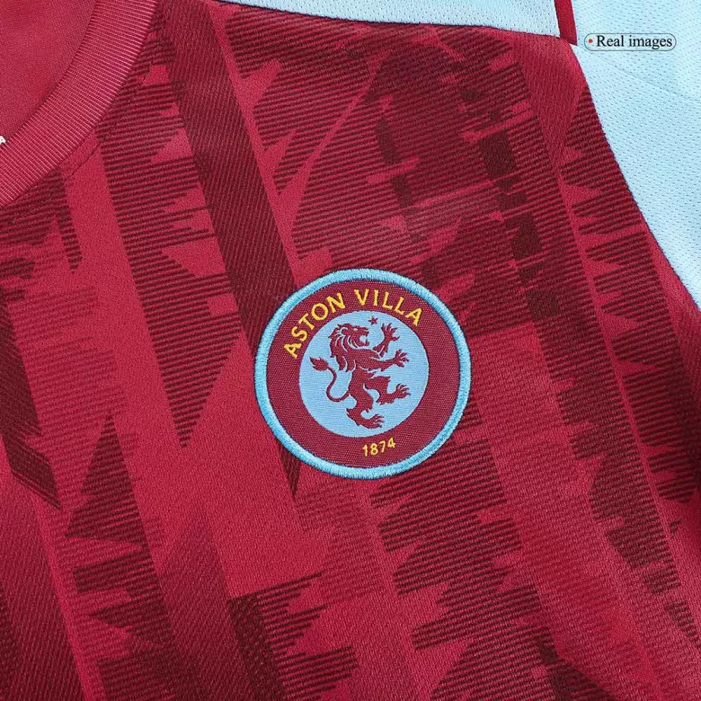 Kids Aston Villa Home Soccer Jersey Kit (Jersey+Shorts) 2023/24 - Pro Jersey Shop