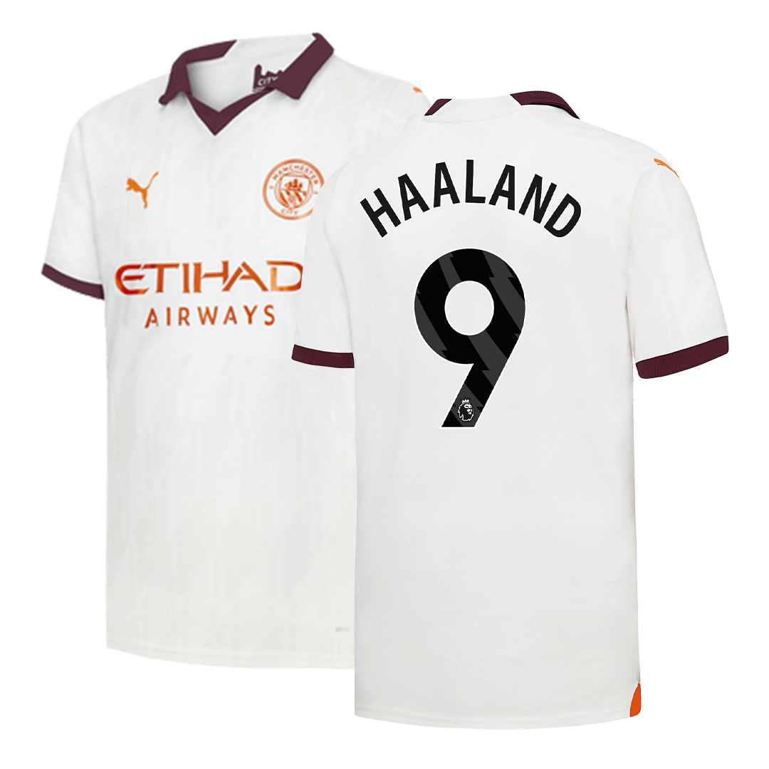 Camiseta HAALAND #9 Manchester City 2023/24 Tercera Equipación Hombre -  Versión Replica