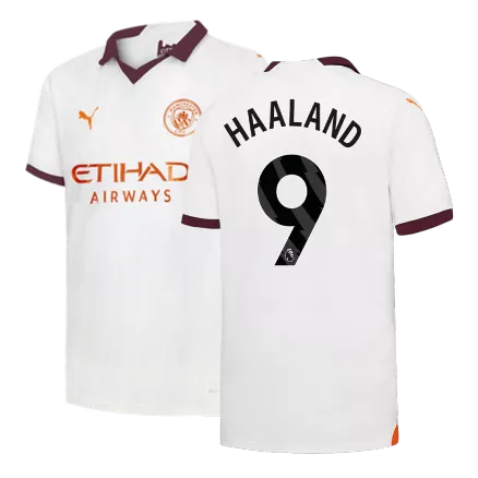 Men's HAALAND #9 Manchester City Away Soccer Jersey Shirt 2023/24 - Fan Version - Pro Jersey Shop