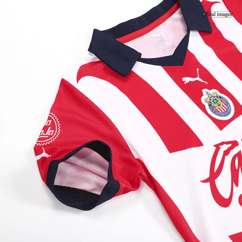 Kids Chivas Home Soccer Jersey Kit (Jersey+Shorts) 2023/24 - Pro Jersey Shop