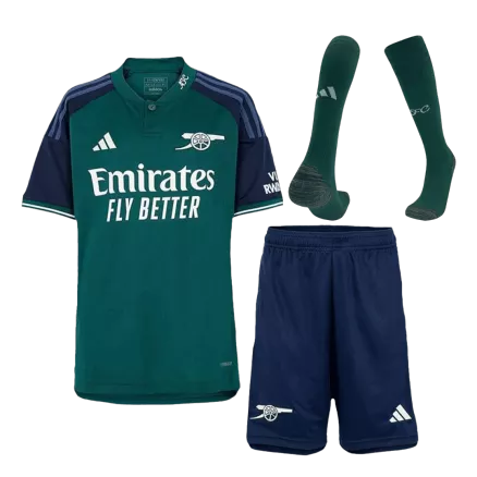 Kids Arsenal Third Away Soccer Jersey Whole Kit (Jersey+Shorts+Socks) 2023/24 - Pro Jersey Shop