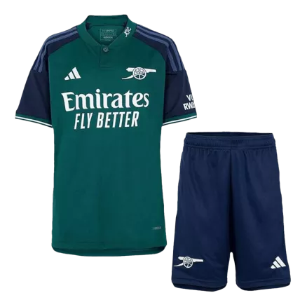 Kids Arsenal Third Away Soccer Jersey Kit (Jersey+Shorts) 2023/24 - Pro Jersey Shop