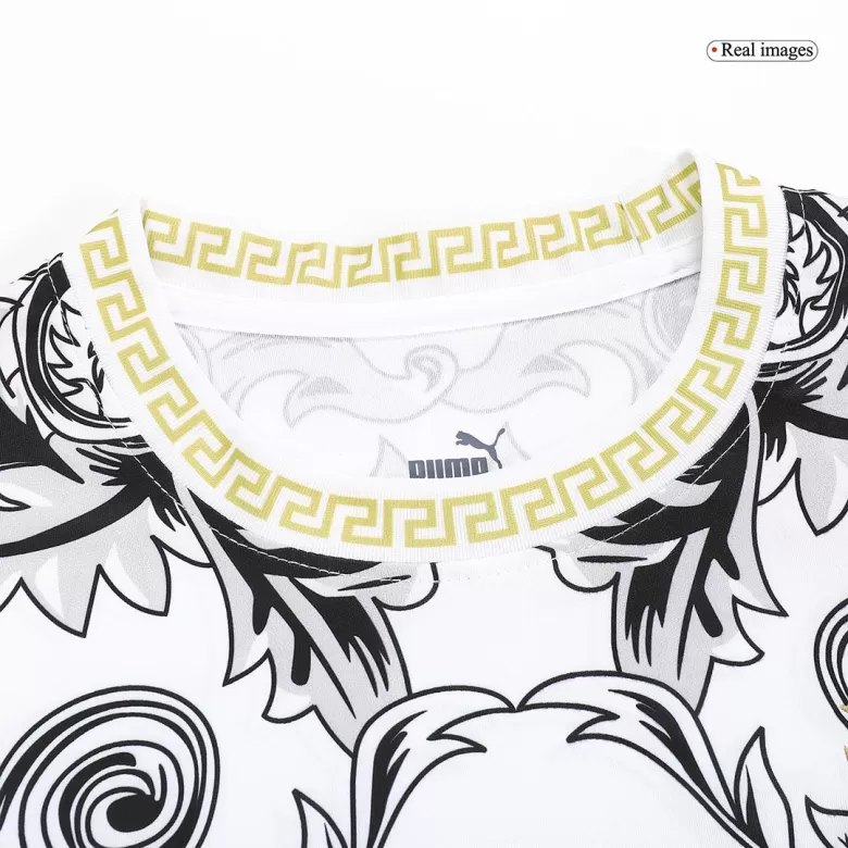 Men's Italy x Versace Special Soccer Jersey Shirt 2023 White - Fan Version - Pro Jersey Shop