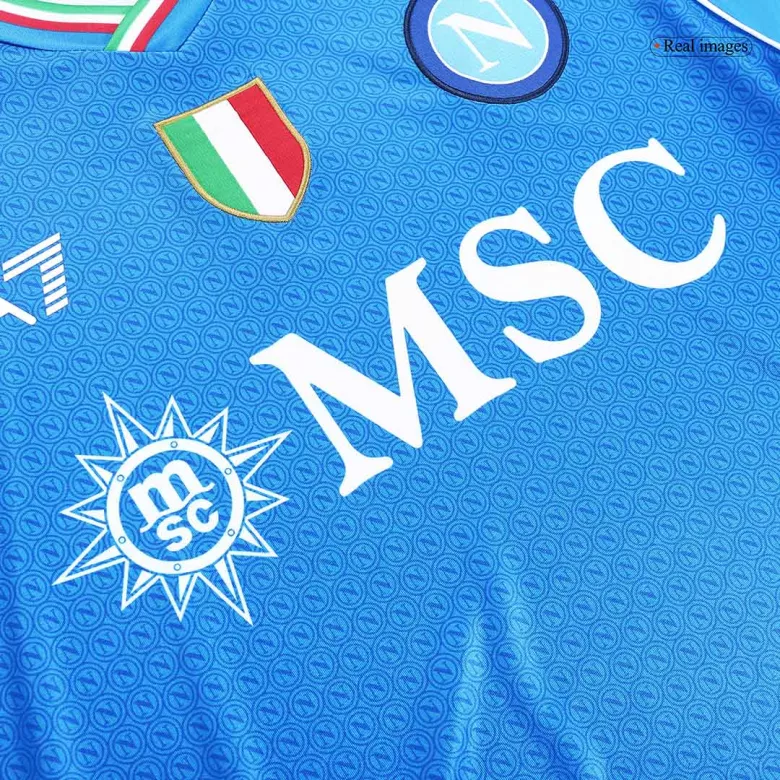 Men's Napoli Home Soccer Jersey Kit (Jersey+Shorts) 2023/24 - Pro Jersey Shop