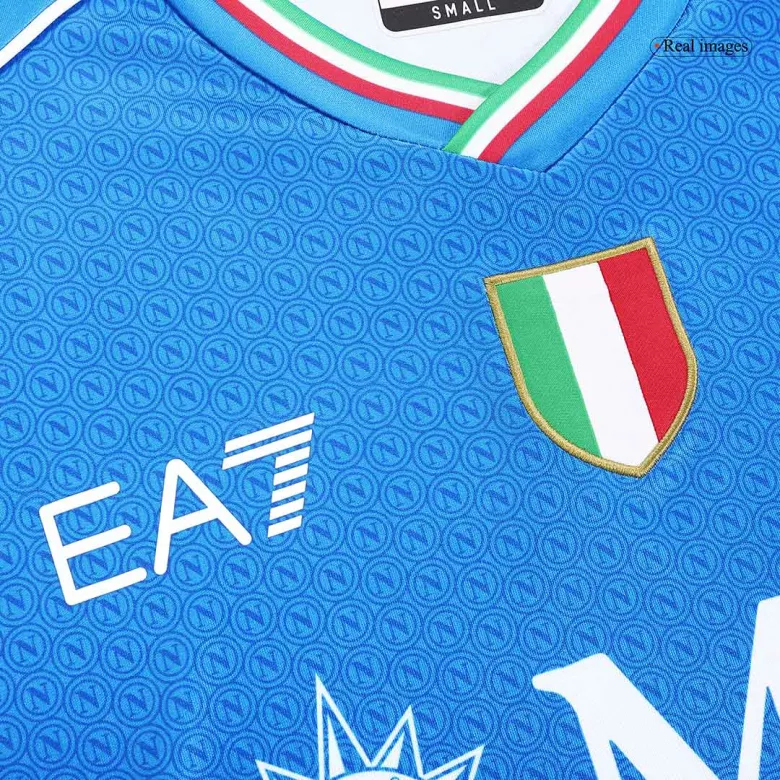 Men's Napoli Home Soccer Jersey Whole Kit (Jersey+Shorts+Socks) 2023/24 - Fan Version - Pro Jersey Shop