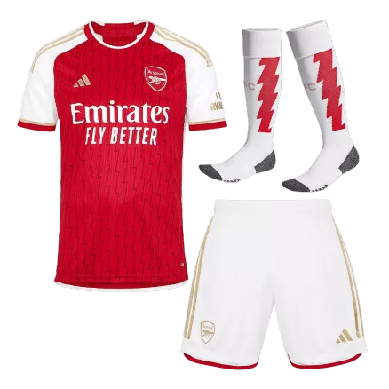 Kids Arsenal Home Soccer Jersey Whole Kit (Jersey+Shorts+Socks) 2023/24 - Pro Jersey Shop