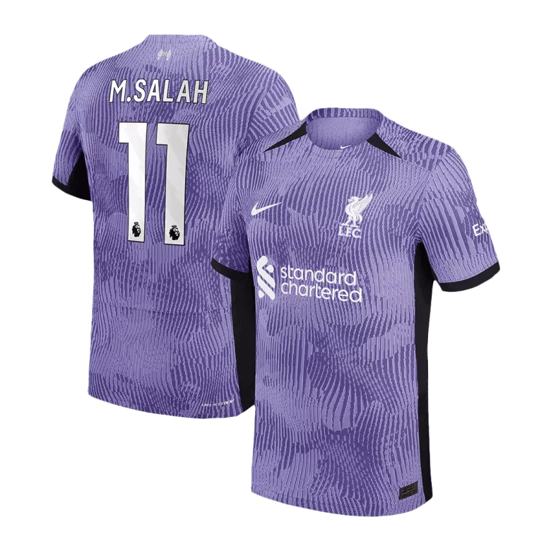 Men's Authentic M.SALAH #11 Liverpool Third Away Soccer Jersey Shirt 2023/24 - Pro Jersey Shop