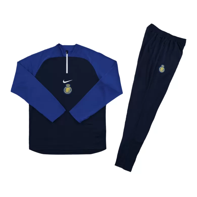 Men's Al Nassr Zipper Tracksuit Sweat Shirt Kit (Top+Trousers) 2023/24 - Pro Jersey Shop