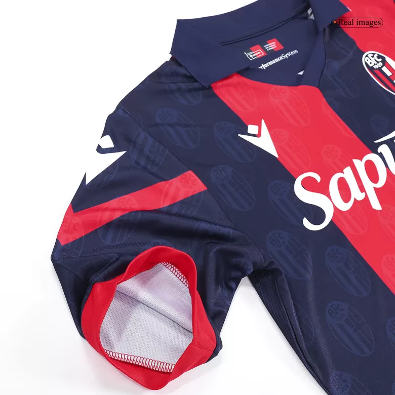 Men's Bologna FC 1909 Home Soccer Jersey Shirt 2023/24 - Fan Version - Pro Jersey Shop