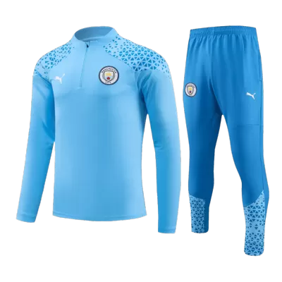 Kids Manchester City Zipper
Tracksuit Sweat Shirt Kit(Top+Pants) 2023/24 - Pro Jersey Shop