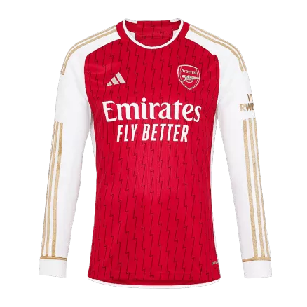 Men's Arsenal Home Long Sleeves Soccer Jersey Shirt 2023/24 - Fan Version - Pro Jersey Shop