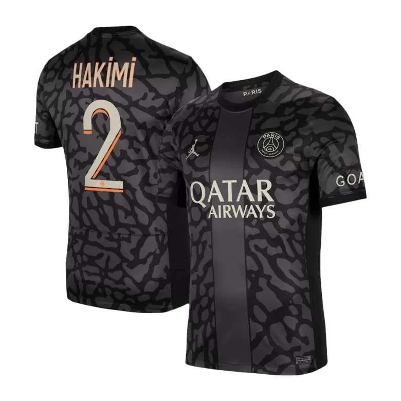 Men's HAKiMi #2 PSG Third Away Soccer Jersey Shirt 2023/24 - Fan Version - Pro Jersey Shop