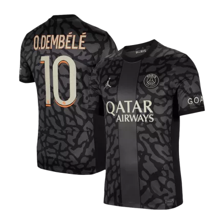 Men's O.DEMBÉLÉ #10 PSG Third Away Soccer Jersey Shirt 2023/24 - Fan Version - Pro Jersey Shop