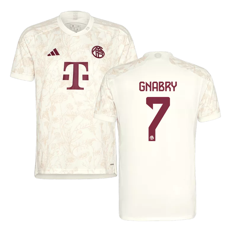 Men's GNABRY #7 Bayern Munich Third Away Soccer Jersey Shirt 2023/24 - Fan Version - Pro Jersey Shop
