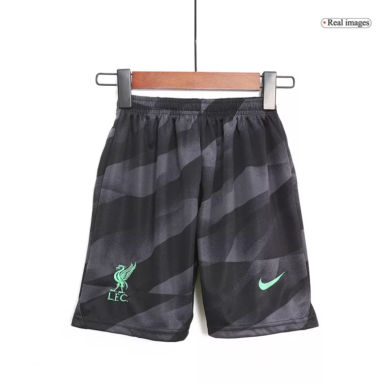 Kids Liverpool Goalkeeper Soccer Jersey Kit (Jersey+Shorts) 2023/24 - Pro Jersey Shop