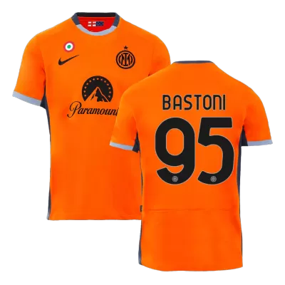 Men's BASTONI #95 Inter Milan Third Away Soccer Jersey Shirt 2023/24 - Fan Version - Pro Jersey Shop