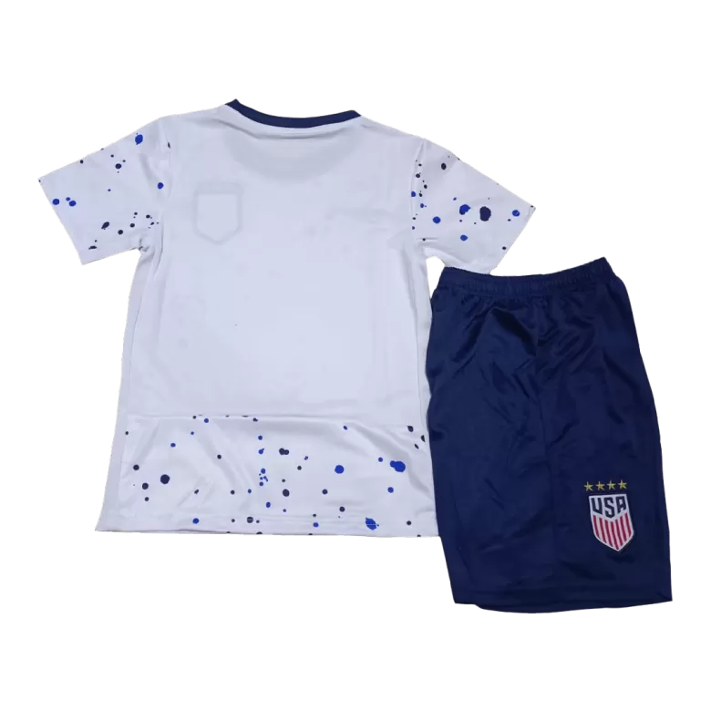 Kids USA Home Soccer Jersey Kit (Jersey+Shorts) 2023 - Pro Jersey Shop