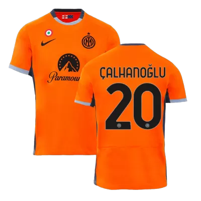 Men's ÇALHANOĞLU #20 Inter Milan Third Away Soccer Jersey Shirt 2023/24 - Fan Version - Pro Jersey Shop