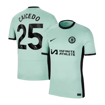 Men's CAICEDO #25 Chelsea Third Away Soccer Jersey Shirt 2023/24 - Fan Version - Pro Jersey Shop