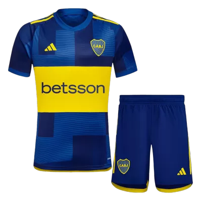 Men's Boca Juniors Home Soccer Jersey Kit (Jersey+Shorts) 2023/24 - Pro Jersey Shop