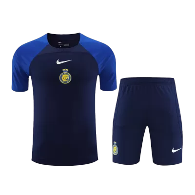 Men's Al Nassr Pre-Match Soccer Jersey Kit (Jersey+Shorts) 2023/24 - Pro Jersey Shop