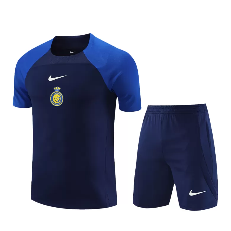 Men's Al Nassr Pre-Match Soccer Jersey Kit (Jersey+Shorts) 2023/24 - Pro Jersey Shop