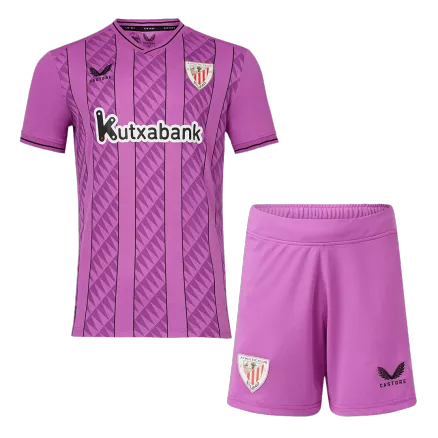 Kids Athletic Club de Bilbao Goalkeeper Soccer Jersey Kit (Jersey+Shorts) 2023/24 - Pro Jersey Shop