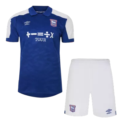 Kids Ipswich Town Home Soccer Jersey Kit (Jersey+Shorts) 2023/24 - Pro Jersey Shop