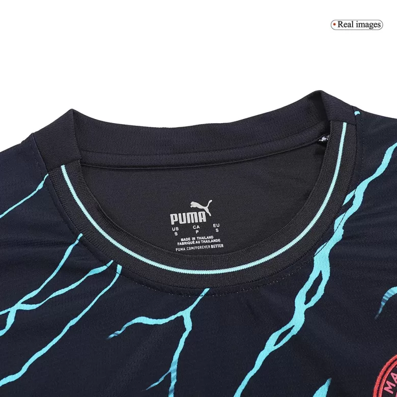 Men's Manchester City Third Away Long Sleeves Soccer Jersey Shirt 2023/24 - Fan Version - Pro Jersey Shop