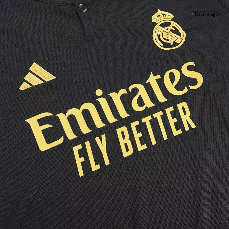 Men's Real Madrid Third Away Long Sleeves Soccer Jersey Shirt 2023/24 - Fan Version - Pro Jersey Shop