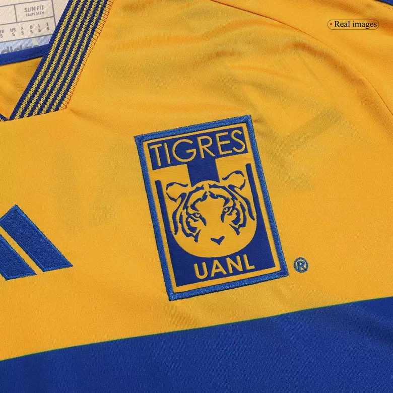 Men's Tigres UANL Home Long Sleeves Soccer Jersey Shirt 2023/24 - Fan Version - Pro Jersey Shop