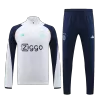 Men's Ajax Zipper Tracksuit Sweat Shirt Kit (Top+Trousers) 2023/24 - Pro Jersey Shop