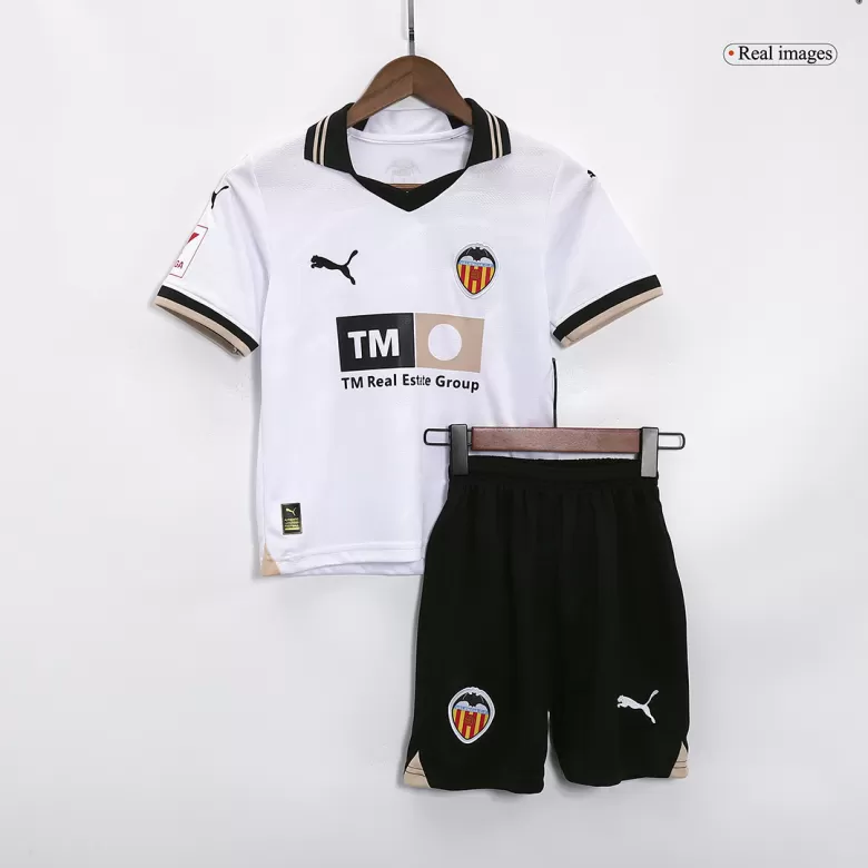 Kids Valencia Home Soccer Jersey Kit (Jersey+Shorts) 2023/24 - Pro Jersey Shop