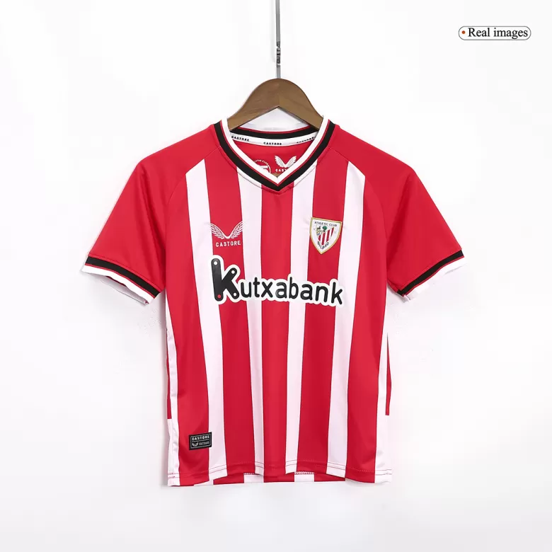 Kids Athletic Club de Bilbao Home Soccer Jersey Kit (Jersey+Shorts) 2023/24 - Pro Jersey Shop