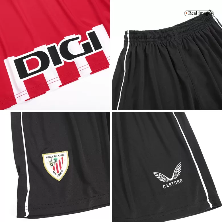 Kids Athletic Club de Bilbao Home Soccer Jersey Kit (Jersey+Shorts) 2023/24 - Pro Jersey Shop