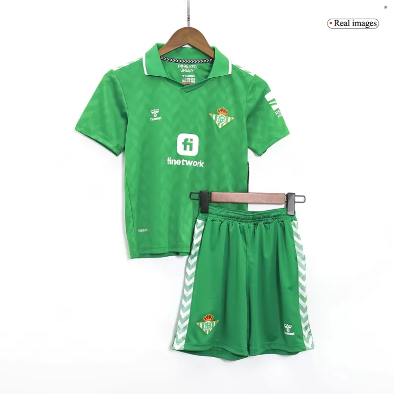 Kids Real Betis Away Soccer Jersey Kit (Jersey+Shorts) 2023/24 - Pro Jersey Shop