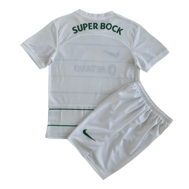 Kids Sporting CP Away Soccer Jersey Kit (Jersey+Shorts) 2023/24 - Pro Jersey Shop