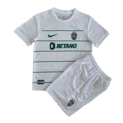 Kids Sporting CP Away Soccer Jersey Kit (Jersey+Shorts) 2023/24 - Pro Jersey Shop