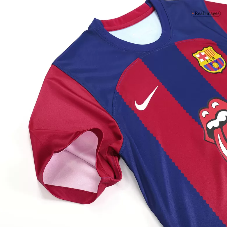 Men's Barcelona x Rolling Stones Soccer Jersey Shirt 2023/24 - Fan Version - Pro Jersey Shop