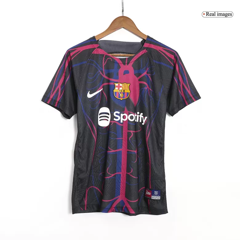 Men's Authentic Barcelona x Patta Pre-Match Soccer Jersey Shirt 2023/24 - Pro Jersey Shop