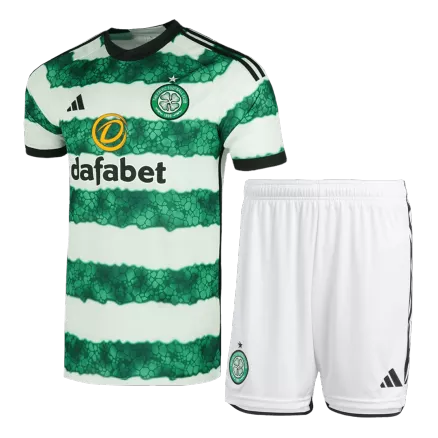Men's Celtic Home Soccer Jersey Kit (Jersey+Shorts) 2023/24 - Fan Version - Pro Jersey Shop