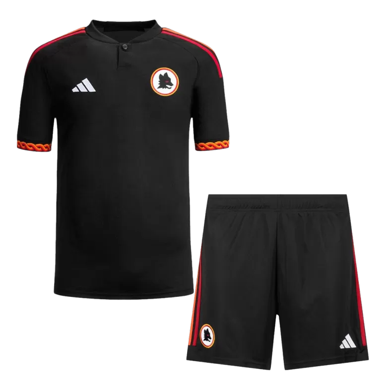 Men's Roma Third Away Soccer Jersey Kit (Jersey+Shorts) 2023/24 - Fan Version - Pro Jersey Shop